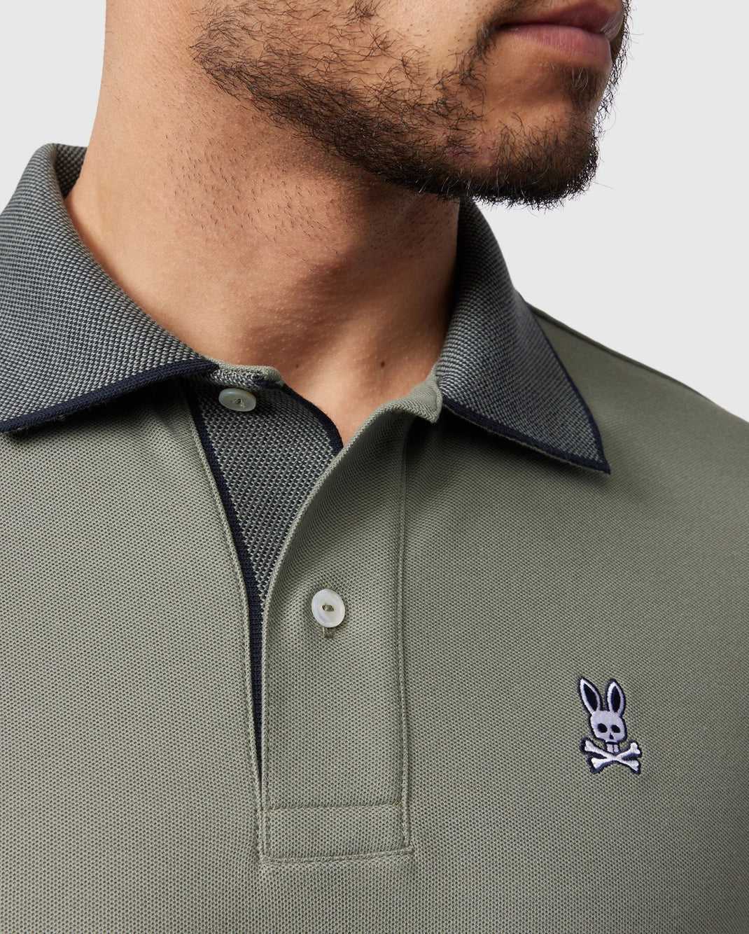 Polos Psycho Bunny Southport Pique Polo Shirt Vert Homme | CHG-73864264